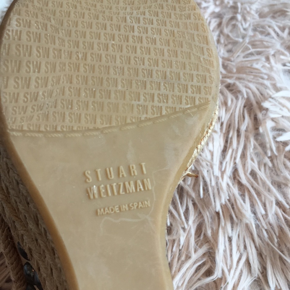 Stuart Weitzman Studded Platform Espadrille Wedge - image 4